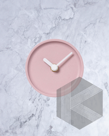  Kanto Soft Pink Japanese Crafted Small Clock